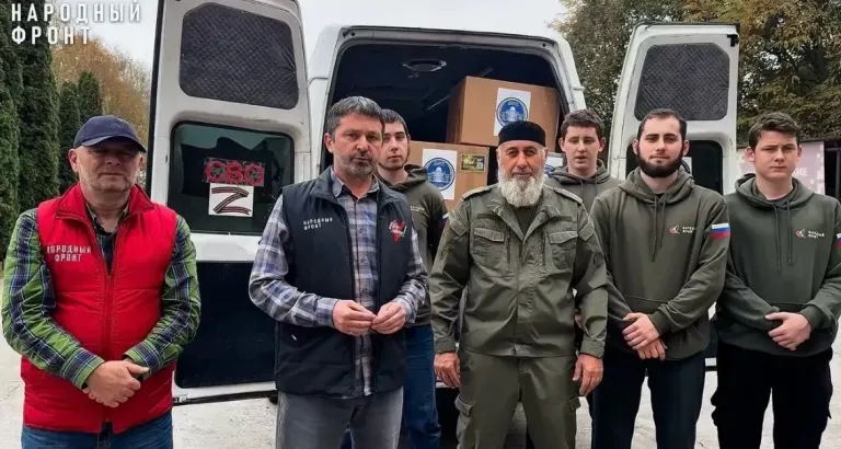Народный фронт Ингушетии привёз бойцам в ЛНР гумпомощь от вуза